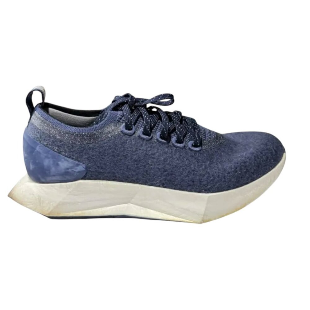 Allbirds Wool Flyer Mizzles Navy Hazy Indigo Running Shoes US Women Size 8